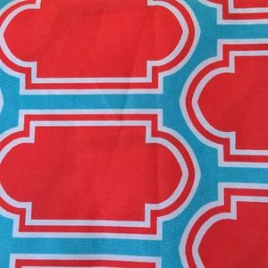 Premier Prints Red Fargo Outdoor Fabric Yardage
